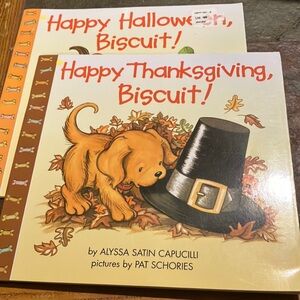 Biscuit Holiday Book Set -‎ Happy Halloween and Thanksgiving